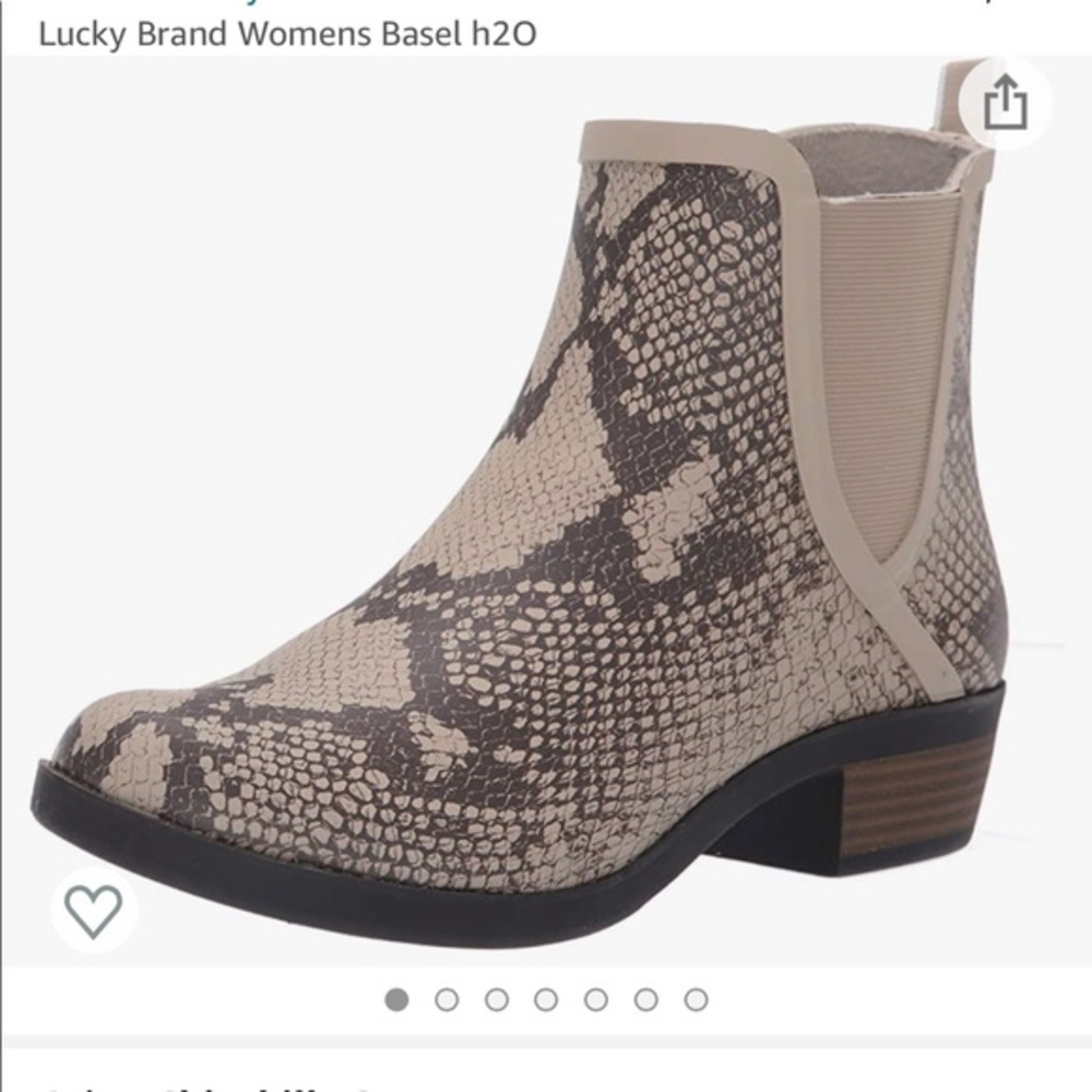 NEW - LUCKY brand Basel H20 rain boot in color chinchilla